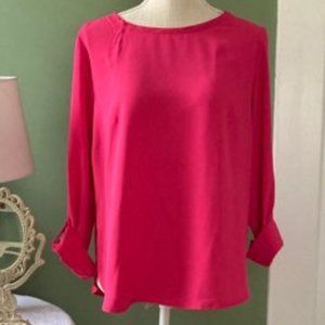 Nine West Button Up Sleeve Blouse